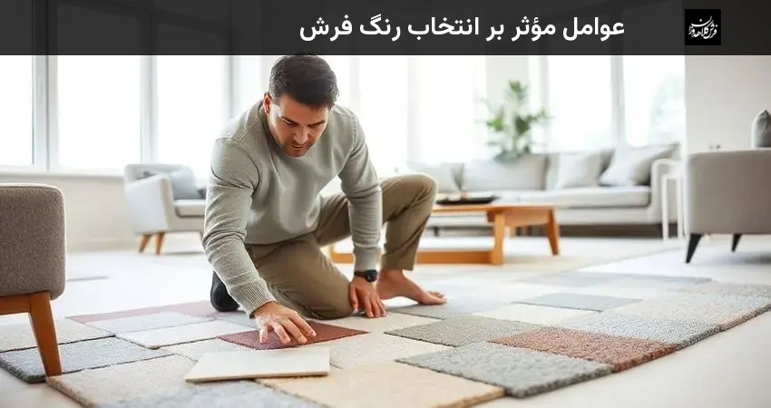 عوامل مؤثر بر انتخاب رنگ فرش