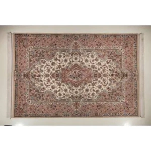 فرش دستباف کرک و ابریشم اصفهان 7 متری کد 0016