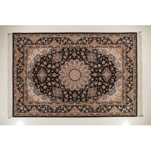 فرش دستباف کرک و ابریشم اصفهان 7 متری کد 0023