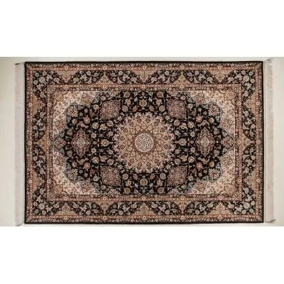 فرش دستباف کرک و ابریشم اصفهان 6 متری کد 0023