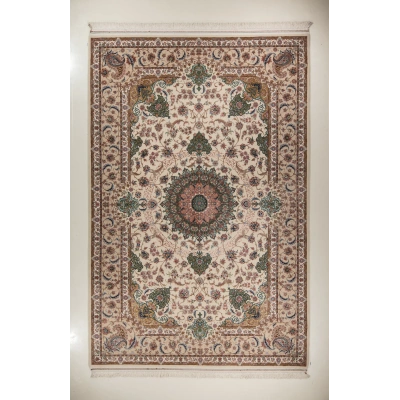 فرش دستباف کرک و ابریشم اصفهان 6 متری کد 0001