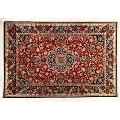 فرش دستباف ابریشم اصفهان 7 متری کد 0024